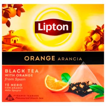 Tea Lipton orange 20pcs 34g - buy, prices for Supermarket "Kharkiv" - photo 2
