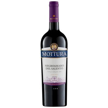 Вино Mottura Negroamaro del Salento I.G.T. червоне 12,5% 0,75л - купити, ціни на Cупермаркет "Харків" - фото 1