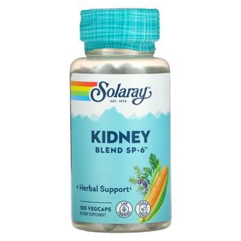 Поддержка почек Solaray Kidney Blend SP-6 100 капсул - купить, цены на Biotus - фото 1