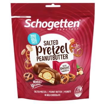 Schogetten Salted Pretzel and Peanut Butter Candies 116g - buy, prices for NOVUS - photo 1