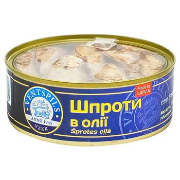 Ventspils Sprats in Oil 240g - buy, prices for Chudo Market - photo 1