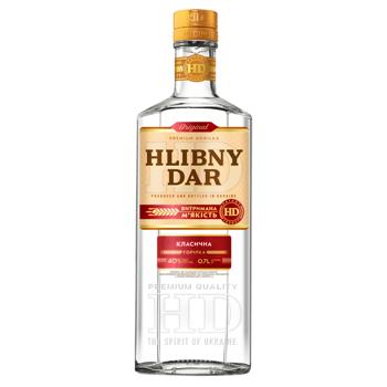 Горілка Hlibny Dar Класична 40% 0,7л - купити, ціни на AlcoHub - фото 1