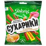 Сухарики JokerS ржано-пшеничные со вкусом Холодец с хреном 100г