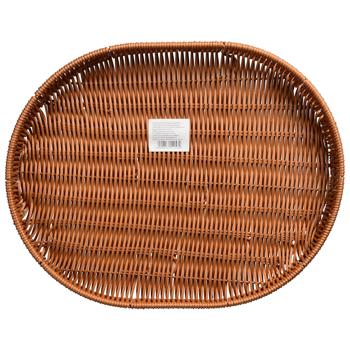 Фруктовница плетеная 39*31*4см - купить, цены на Таврия В - фото 2