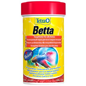 Сухий корм для акваріумних риб Tetra в пластівцях «Betta» 100 мл (для півників) - купити, ціни на MasterZoo - фото 1