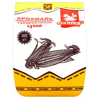Крохмаль кукурудзяний Сто Пудів 400г - купити, ціни на Чудо Маркет - фото 1
