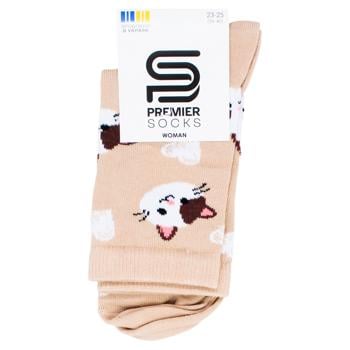 Шкарпетки Premier Socks Love me жіночі серця і котики р.23-25 - купити, ціни на ЕКО Маркет - фото 1