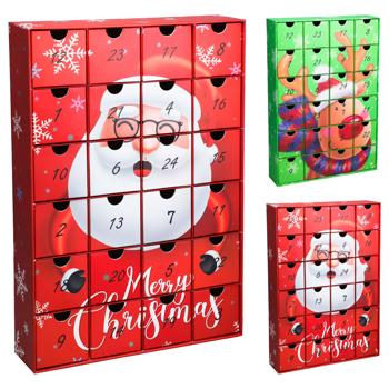 X-mas Advent Calendar 383x257x64mm in assortment (empty) - buy, prices for METRO - photo 1