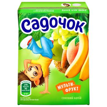 Напиток соковый Садочок Мультифрукт 200мл - купить, цены на - фото 4