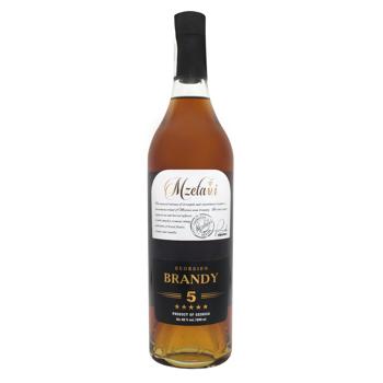 Mzetavi Georgian Brandy 5 Years 40% 0.5l - buy, prices for - photo 1