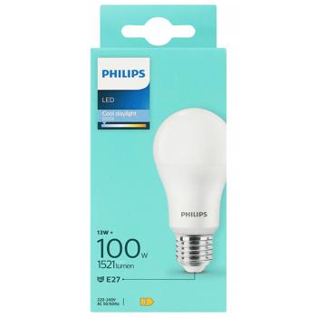 Лампа Philips LED 100W A60 E27 6500К CDLFRND 1PF/6DISC - купить, цены на КОСМОС - фото 2