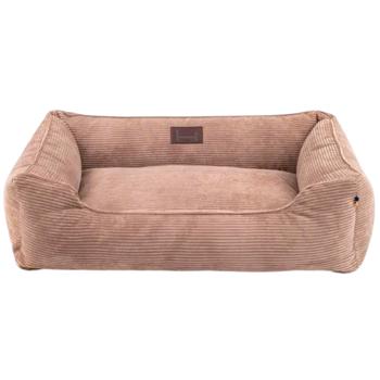 Лежак Harley and Cho Dreamer Cacao Velvet 90х60см бежевый - купить, цены на MasterZoo - фото 1