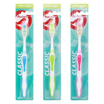 Auchan Classic toothbrush soft - buy, prices for Auchan - photo 1