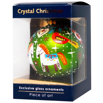 Новорічна куля КОНИК в асортименті 1 шт - купить, цены на WINETIME - фото 3