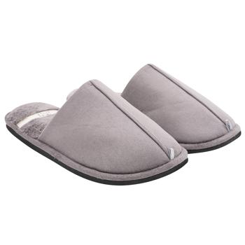 Twins 10972 HS-LUХ Gray Fur Mens Slippers s.44/45