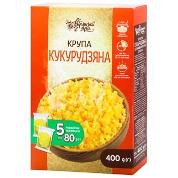 Ukrainska Zirka Corn Groats 400g - buy, prices for COSMOS - photo 1