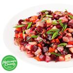 Салат Винегрет с сельдью и фасолью