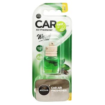 Ароматизатор Aroma Car Wood зеленый чай 6мл - купить, цены на Таврия В - фото 1