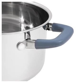 Krauff Pan with Glass Lid 16cm 2l - buy, prices for - photo 3