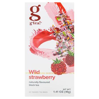 Чай черный G'tea! Жаркая земляника 2г*20шт - купить, цены на - фото 2