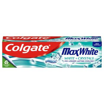 Зубна паста Colgate Max White Crystal 75мл - купити, ціни на Ідеал - фото 1