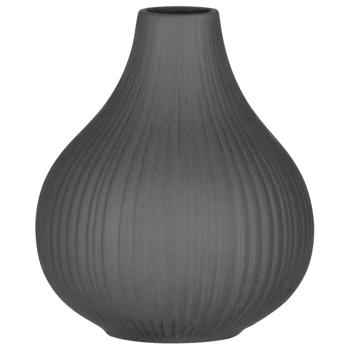 Ardesto Lucca Gray Vase 11.5*13.5cm - buy, prices for MegaMarket - photo 1