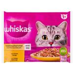 Корм вологий Whiskas з куркою та індичкою для котів 4шт*85г