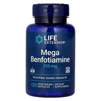 Life Extension Benfotiamine 250mg 120 capsules