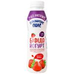 Біфідойогурт Волошкове Поле Полуниця безлактозний 1,5% 350г