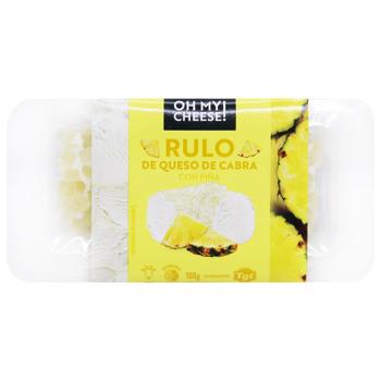 Сыр Oh My Cheese! из козьего молока с ананасом 45% 100г - купить, цены на ULTRAMARKET - фото 1