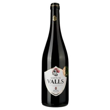 Вино Baron de Valls красное полусухое 11,5% 0,75л