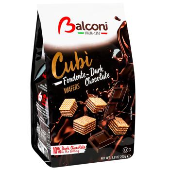 Balconi Dark Chocolate Wafer Cubes 250g