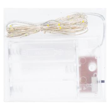 Battery-Powered Color Garland 20 Lamps 2m - buy, prices for - photo 2