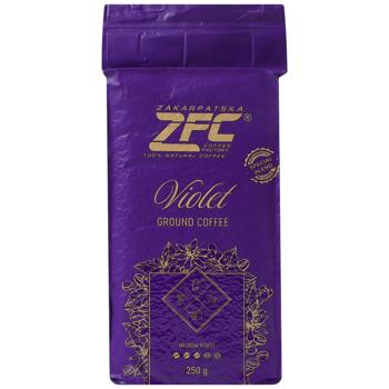 Кава ZFC натуральна смажена мелена зернова Violet 250 г - купити, ціни на Епіцентр FOOD - фото 2