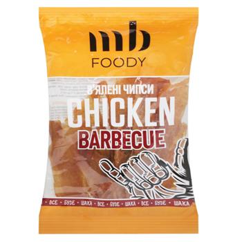 MB Foody Barbecue Flavored Sun-Dried Chicken Chips 200g - buy, prices for Epicentr FOOD - photo 1