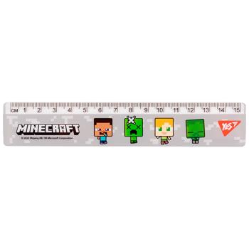 Yes Minecraft Plastic Gray Ruler 15cm - buy, prices for - photo 2