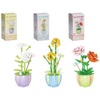 Конструктор One Two Fun квіти в асортименті 330 деталей (3665257715601) - купить, цены на Auchan - фото 1