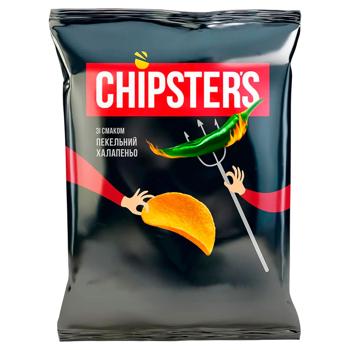 Чипсы Chipster's со вкусом Адский халапеньо 100г