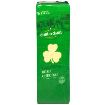 Сир «DUBLIN DAIRY» Ірландський Чеддер білий ваг.(Ірландія) - купить, цены на КОСМОС - фото 3