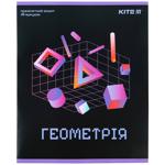 Зошит предметний Kite Neo Геометрія в клітинку 48 аркушів