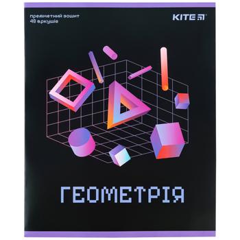 Зошит предметний Kite Neo Геометрія в клітинку 48 аркушів - купити, ціни на Auchan - фото 1