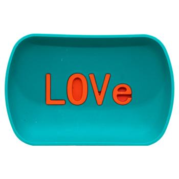 Мыльница Зед Love 8,5х13см в ассортименте - купить, цены на - фото 4