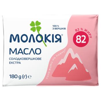 Масло Молокія сладкосливочное 82% 180г - купить, цены на Grono - фото 2
