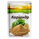 Приправа коріандр Пікантна кухня 15г