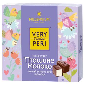 Конфеты Millennium Very Peri Птичье молоко 150г - купить, цены на Идеал - фото 1