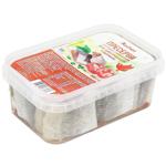 Auchan Herring Fillet Pieces with Paprika in Oil 500g