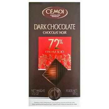 Cemoi Dark Chocolate 72% 100g - buy, prices for - photo 1