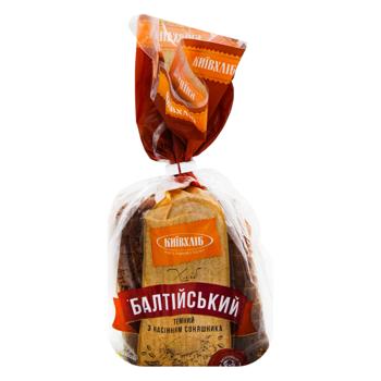 Хлеб Киевхлеб Балтийский темный с семенами подсолнечника 400г - купить, цены на За Раз - фото 1