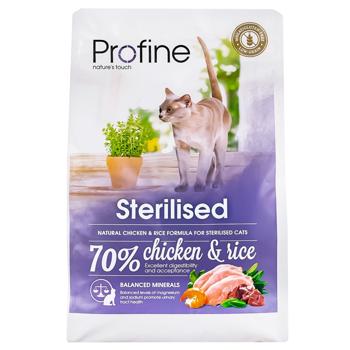 Корм сухой Profine с курицей и рисом для стерилизованных кошек 2кг - купить, цены на MasterZoo - фото 2