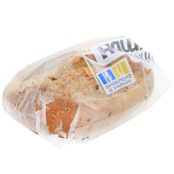 Хлеб Auchan Альпен ржано-пшеничный с зернами 400г - купить, цены на - фото 2